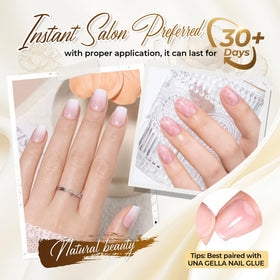 UNA GELLA numbered tips close-up for quick size selection and organization