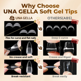 UNA GELLA labeled organizer tray with 12 sizes for quick selection
