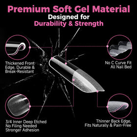 UNA GELLA array of 15 sizes organized to show sizing options