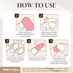 UNA GELLA storage box with reusable nails organized for repeat wear