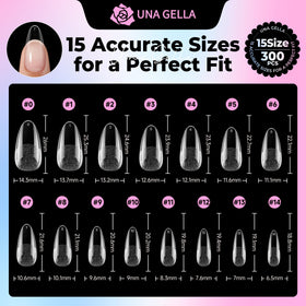 UNA GELLA storage box with 300pcs illustrating long-lasting supply
