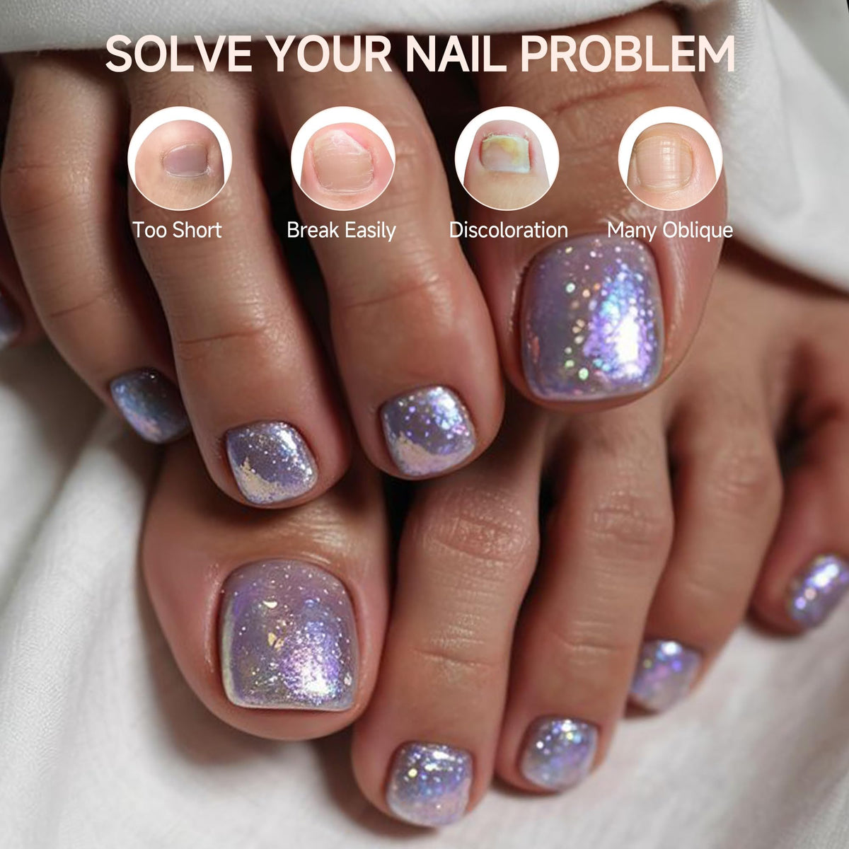 UNA GELLA soft-gel texture detail demonstrating flexibility and comfort