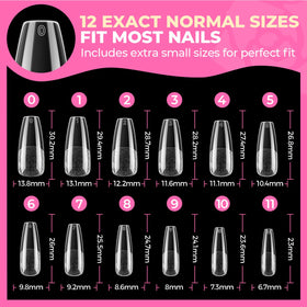 UNA GELLA transparent tip detail displaying texture and color-ready clarity