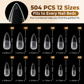 UNA GELLA wider thumb size comparison displaying accurate fit