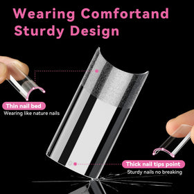UNA GELLA close view of tip edge profile showing straight square durability