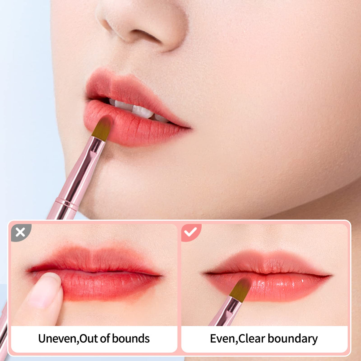 Unaone retractable brush extended to show mechanism and hygienic protection benefit