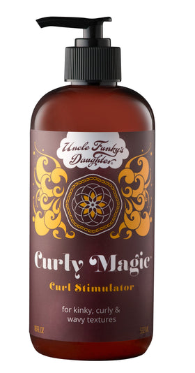Uncle Funky's Daughter Curly Magic front packaging showing product benefits