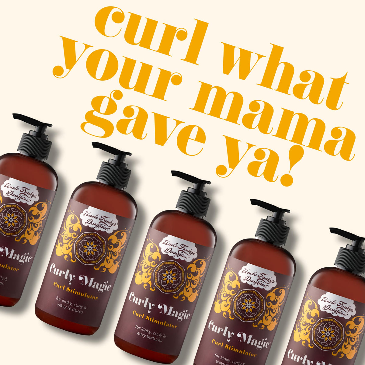 Uncle Funky's Daughter Curly Magic gel texture close-up highlighting smooth application
