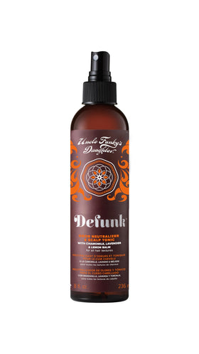 Uncle Funky's Daughter bottle front packaging showing clean design and product name benefit