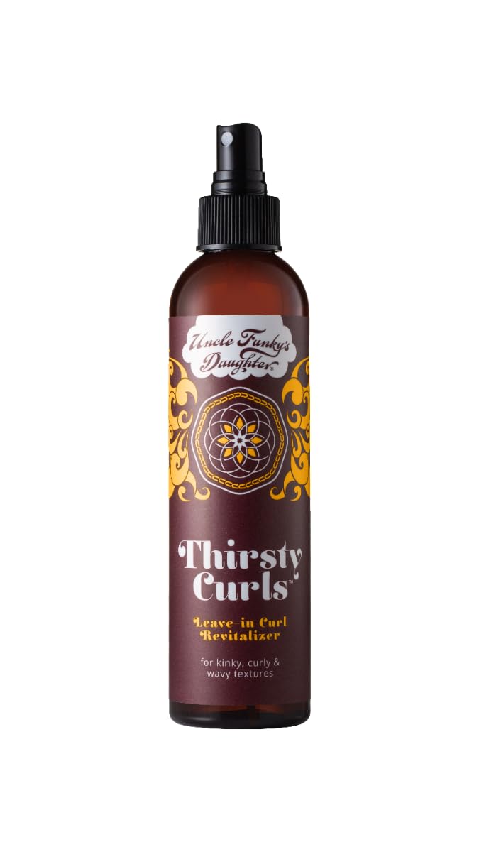 Uncle Funky's Daughter front packaging showing hydrating leave-in benefits