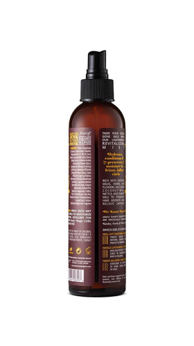 Uncle Funky's Daughter spray nozzle dispensing mist for even hydration