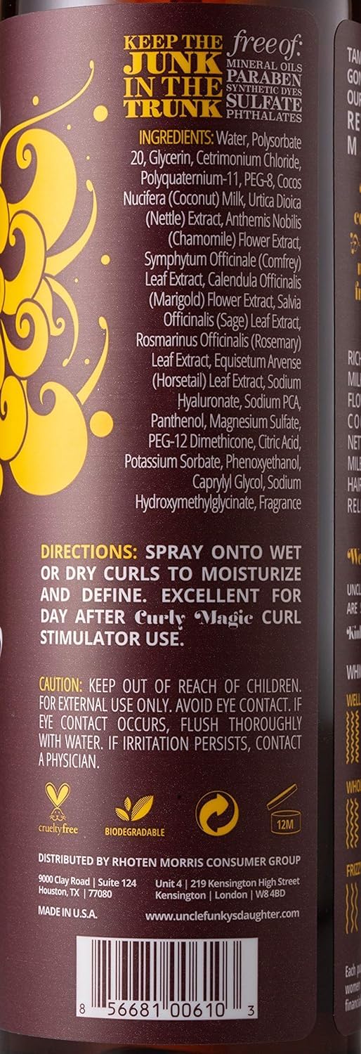Uncle Funky's Daughter product texture close-up showing lightweight serum