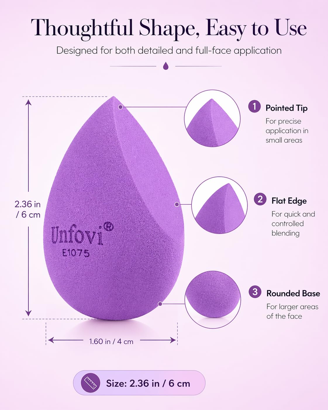 Unfovi close-up foam texture revealing micro-fine pores for low waste