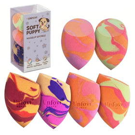 Unfovi front packaging showing six multicolor sponges and brand clarity