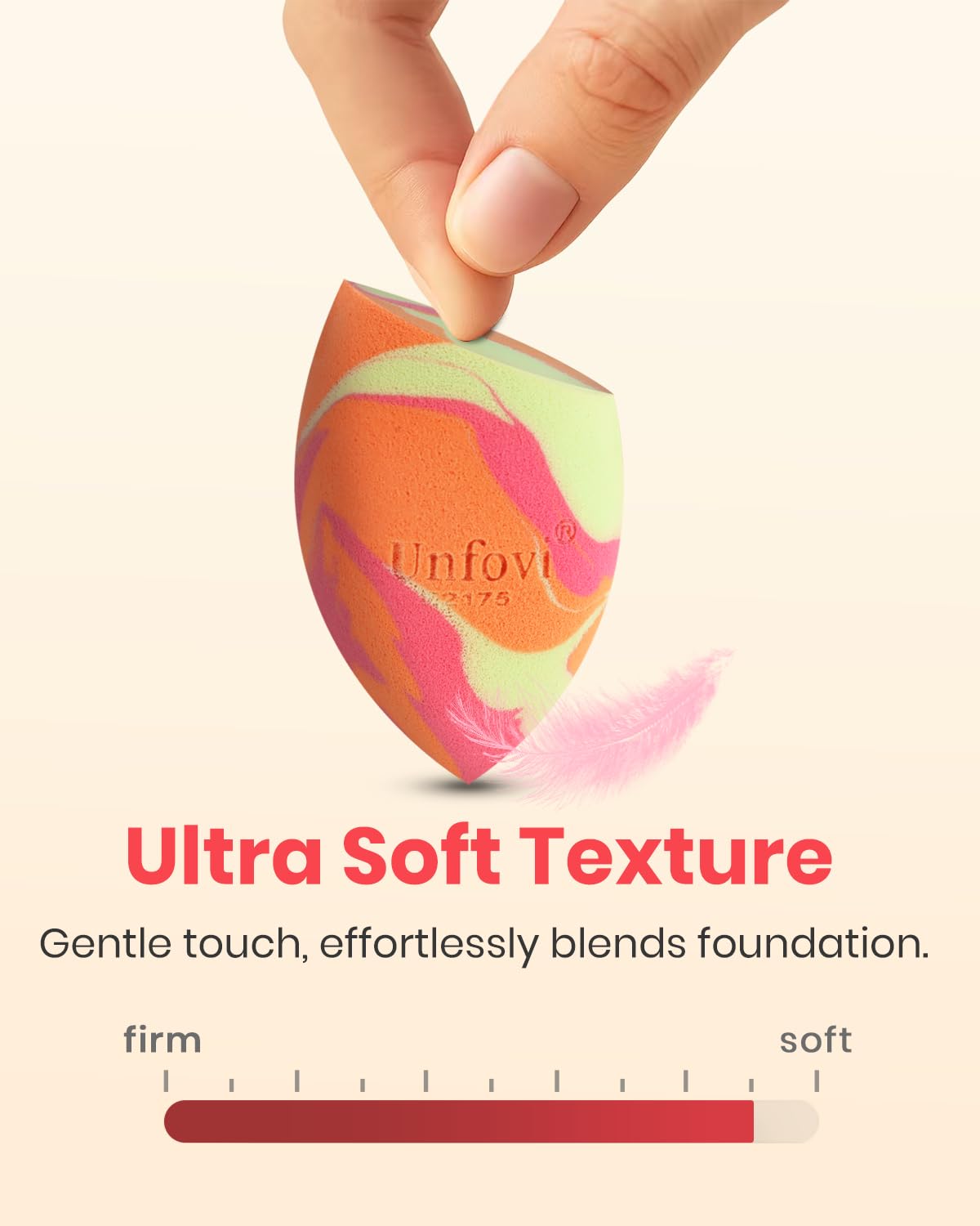 Unfovi tapered tip detail for precise under-eye and nose-area blending