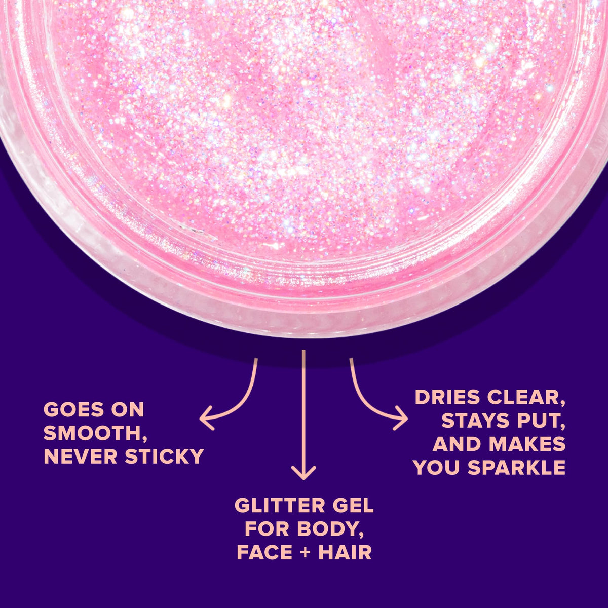UNICORN SNOT Flamingo applied to cheekbone highlighting pigment and luminous finish