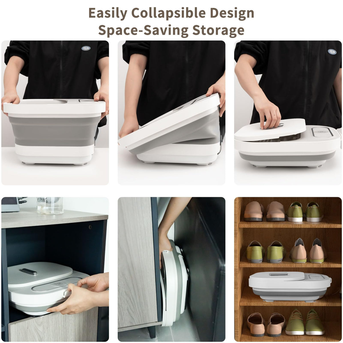 UNIFULL foot spa in a home setting demonstrating relaxing foot soak convenience