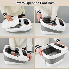 UNIFULL active red light inside tub intended to refresh feet during soak