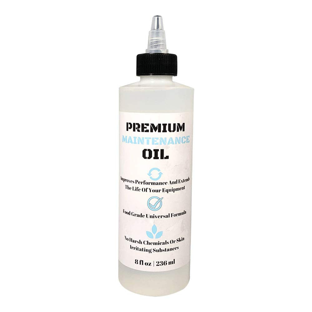UniKitchen 8oz bottle front label showing protective lubricant benefits