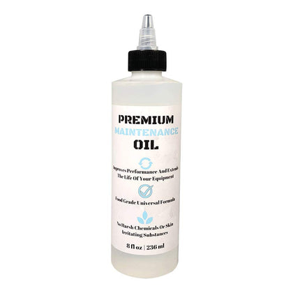 UniKitchen 8oz bottle front label showing protective lubricant benefits