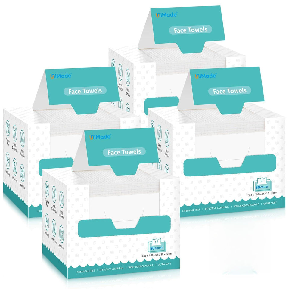 UNIMADE front box showing 200-count packaging and sanitary benefit