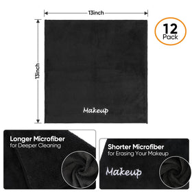 UNIMADE cloth in use removing makeup from face demonstrating gentle, thorough cleansing benefit