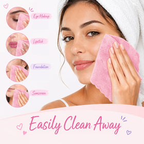 UNIMADE towels in washing machine showing machine-washable convenience