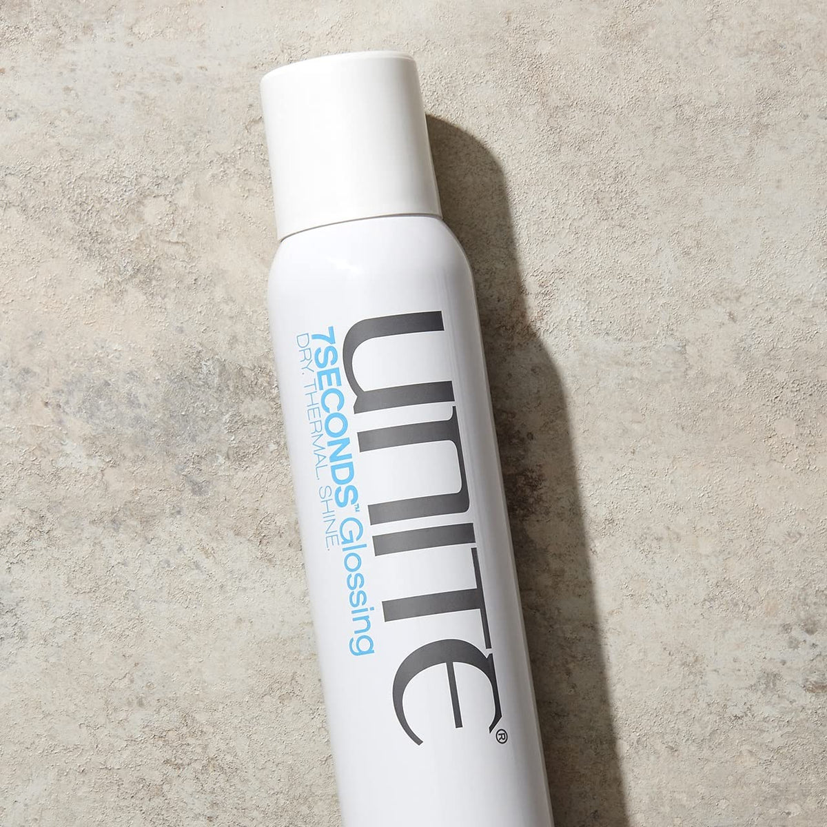 UNITE 7SECONDS spray mist close-up illustrating lightweight texture and even coverage benefit