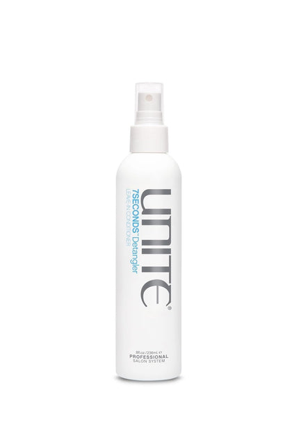 UNITE 7SECONDS front bottle shot showing label and size, fast detangling benefit