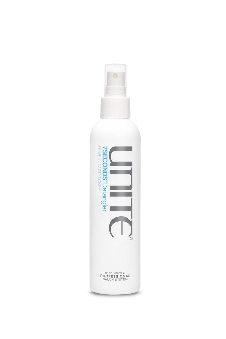 UNITE 7SECONDS front bottle shot showing label and size, fast detangling benefit
