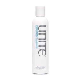 UNITE front bottle of 7SECONDS conditioner showing label and clear branding for quick recognition and benefit