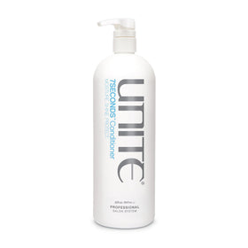 UNITE front packaging of 7SECONDS Conditioner showing bottle and brand benefits