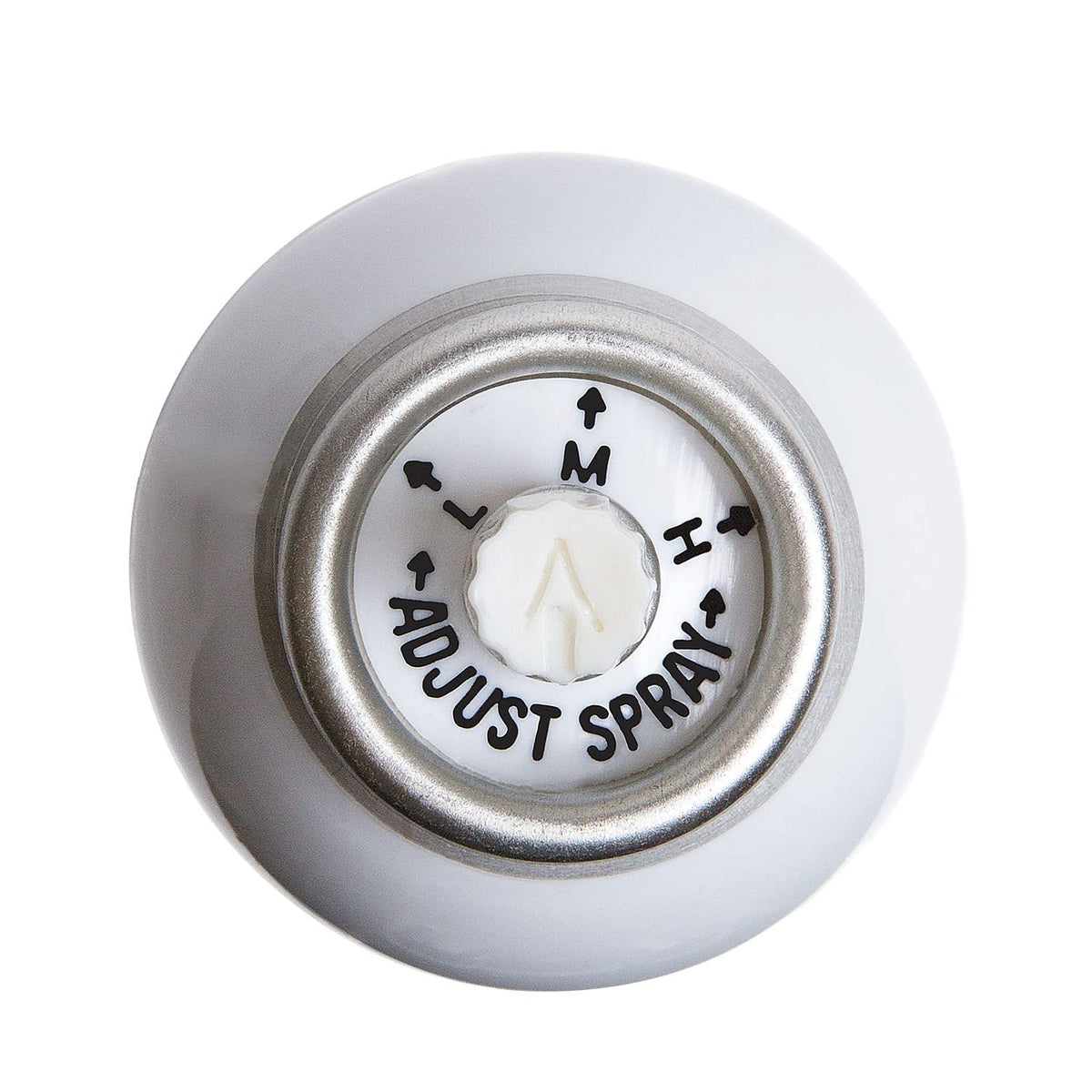 UNITE GO365 close-up of adjustable nozzle demonstrating three-hold control benefit