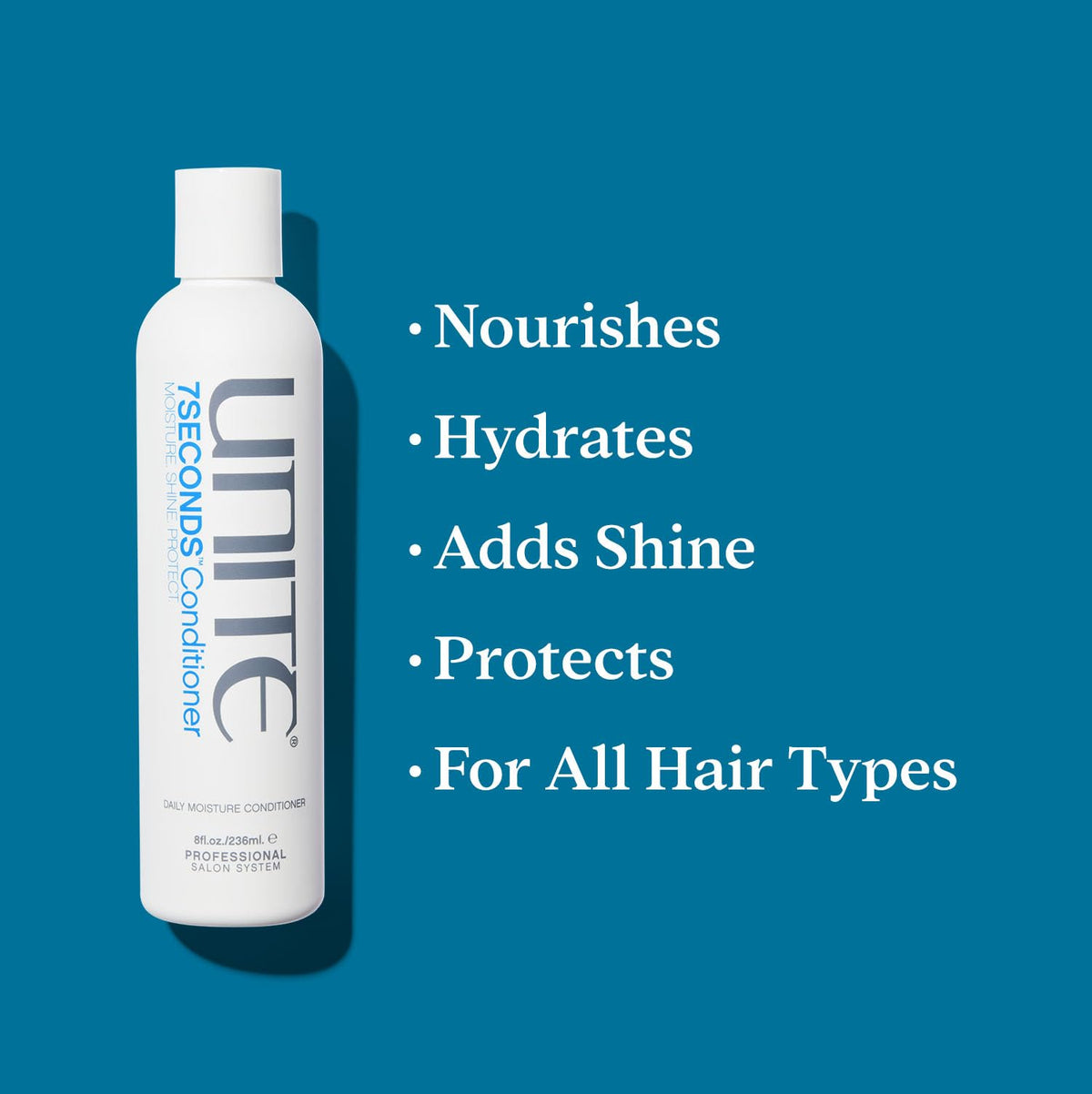 UNITE close-up of shea butter ingredient highlighting moisturizing properties for soft, nourished hair