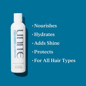 UNITE close-up of shea butter ingredient highlighting moisturizing properties for soft, nourished hair