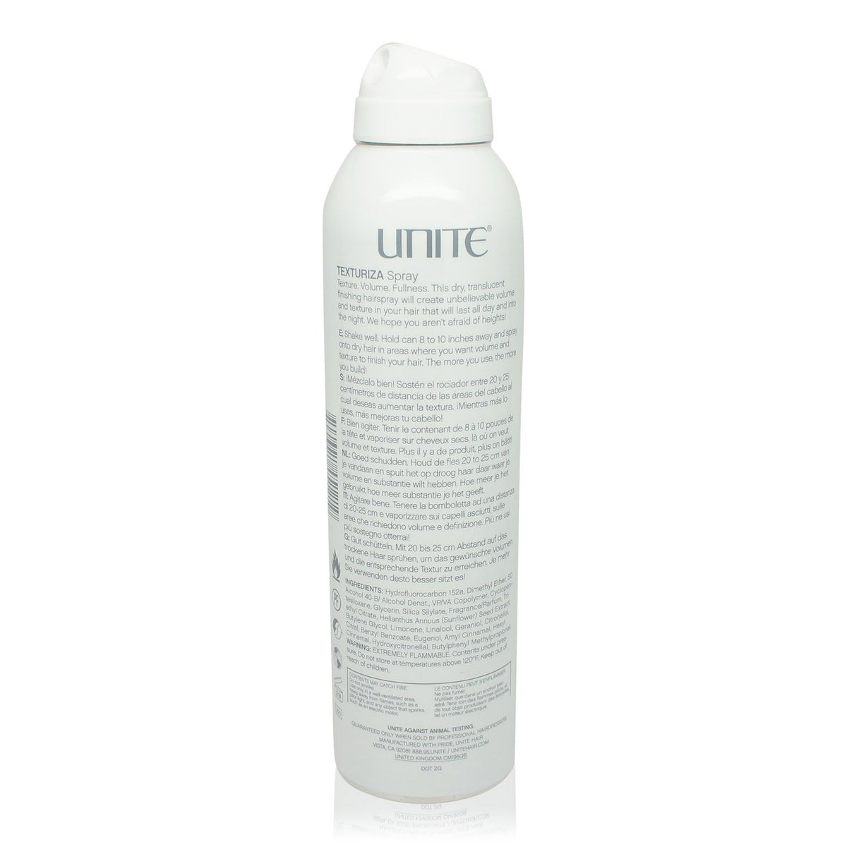 UNITE product in styling scene delivering effortless volume and lived-in finish