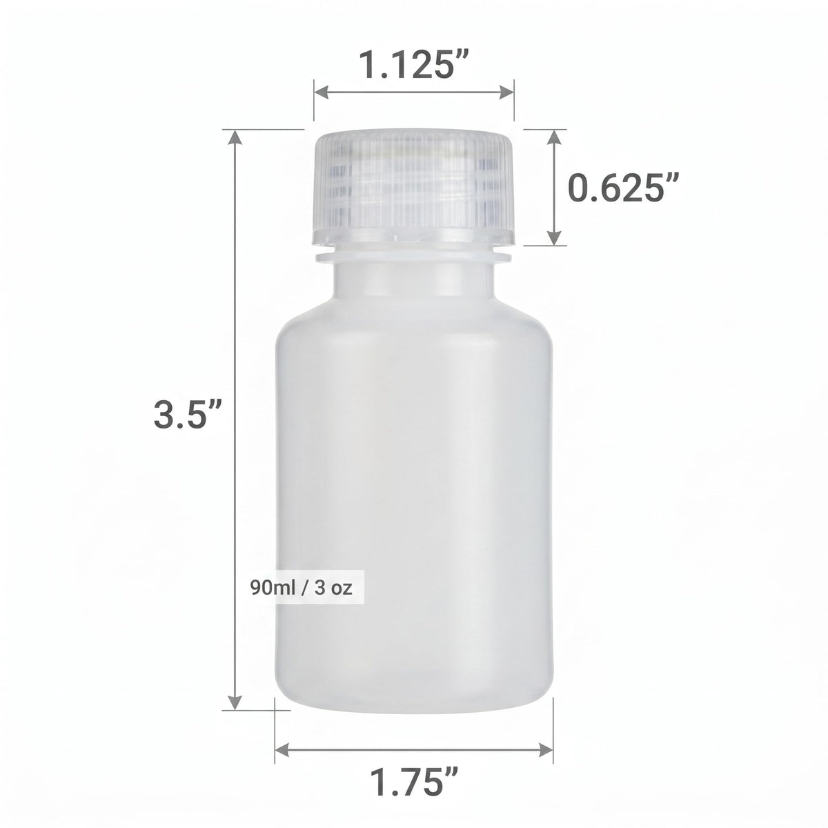 United Scientific pouring demo from narrow mouth for controlled refill and less waste