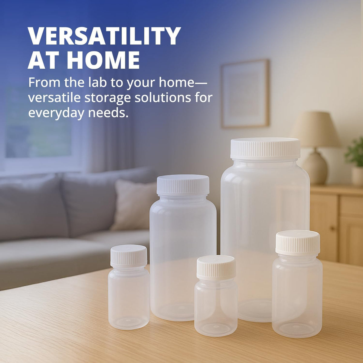 United Scientific bottles arranged with travel items illustrating organized carry convenience
