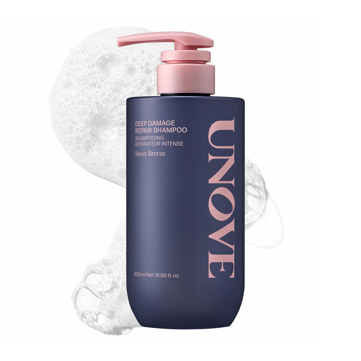 UNOVE bottle front view showing product and size for clear identification