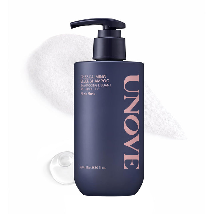 UNOVE front bottle showing blush musk label and sleek design for easy recognition