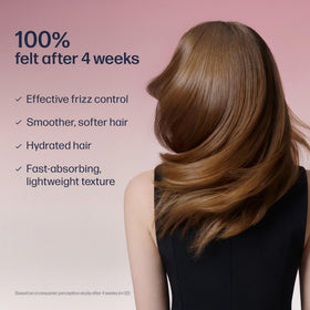 UNOVE styling demo with hot tool showing heat protection and polish benefit