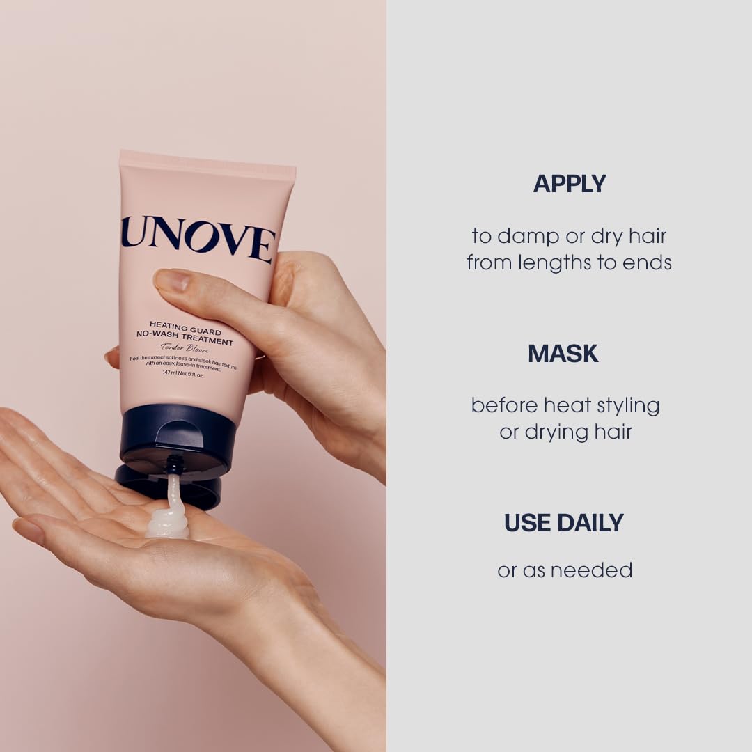 UNOVE texture close-up showing lightweight creamy serum, fast absorption benefit
