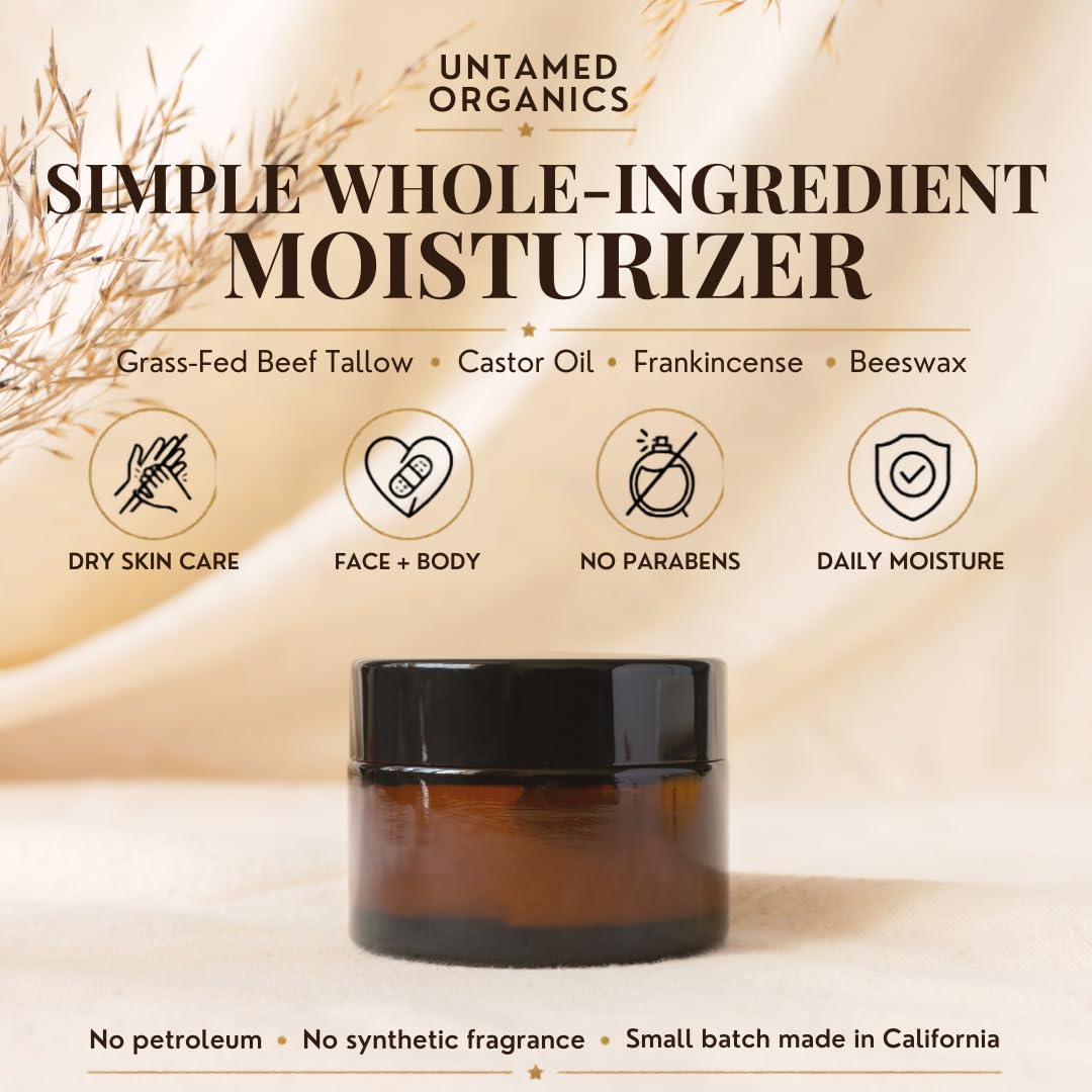 Untamed Organics open tin displaying smooth balm texture for easy spreading