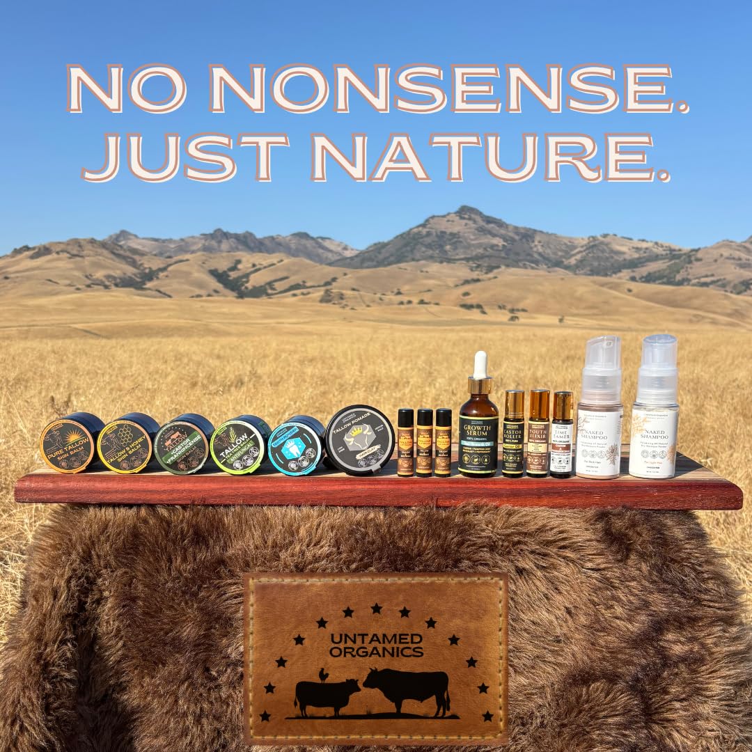 Untamed Organics with frankincense resin illustrating natural scent source