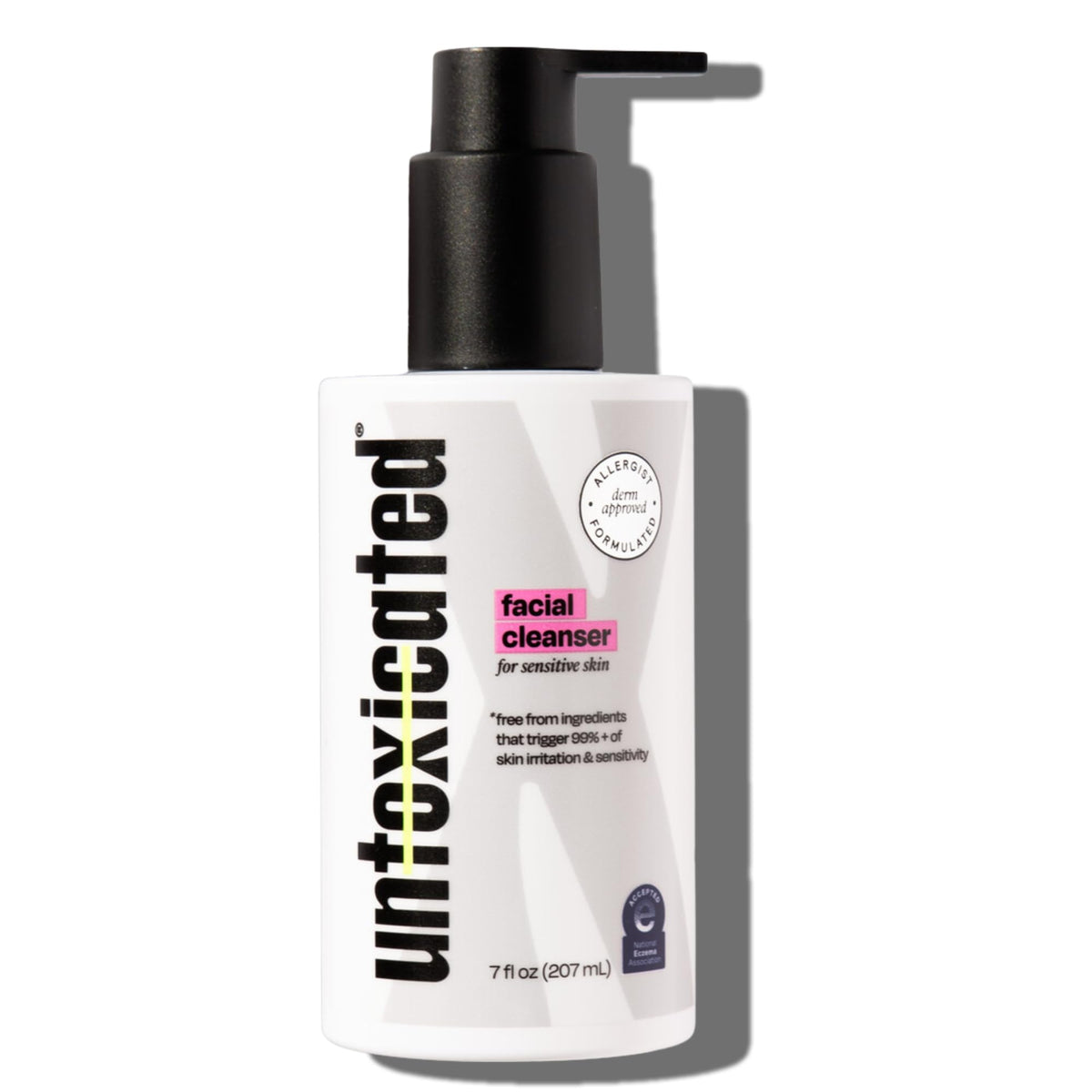 Untoxicated front packaging showing clean bottle and product name for reassurance