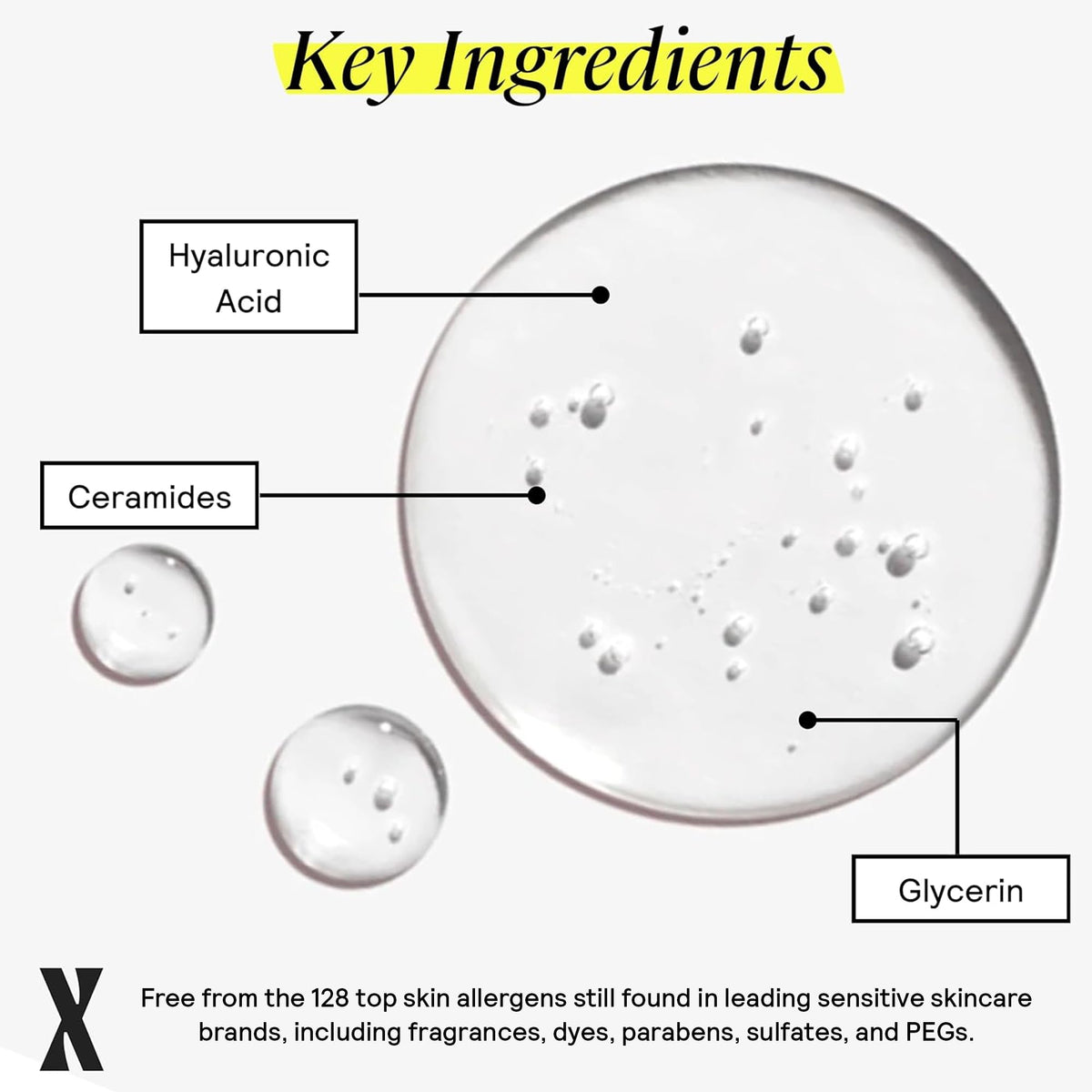 Untoxicated texture closeup highlighting silky non-foaming gel that preserves moisture