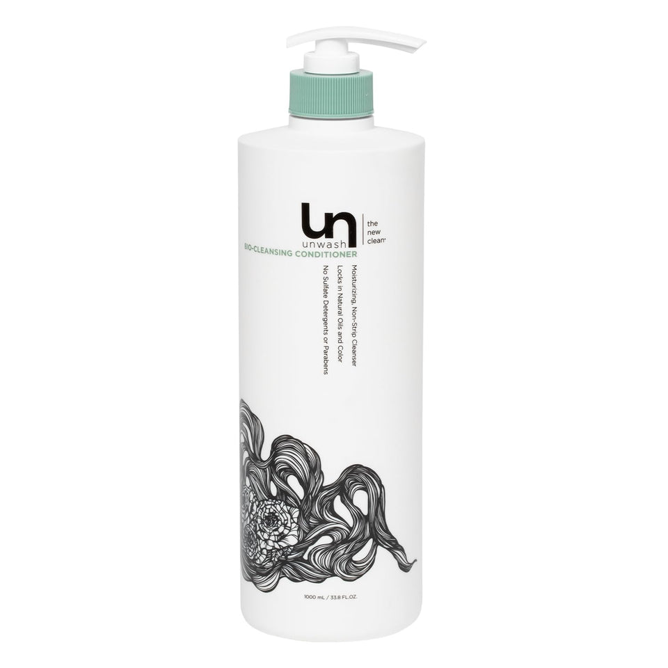 unwash front bottle 33.8 fl oz showing packaging and size benefit