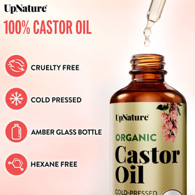 UpNature closeup oil texture highlighting cold-pressed purity and viscosity