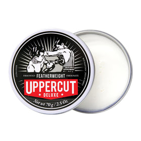 Uppercut Deluxe styled quiff on model demonstrating lift, texture, and matte finish