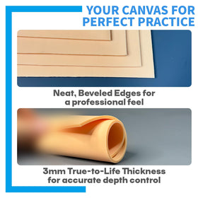 UPTATSUPPLY double-sided sheet unwrapped displaying two usable surfaces for extended practice time